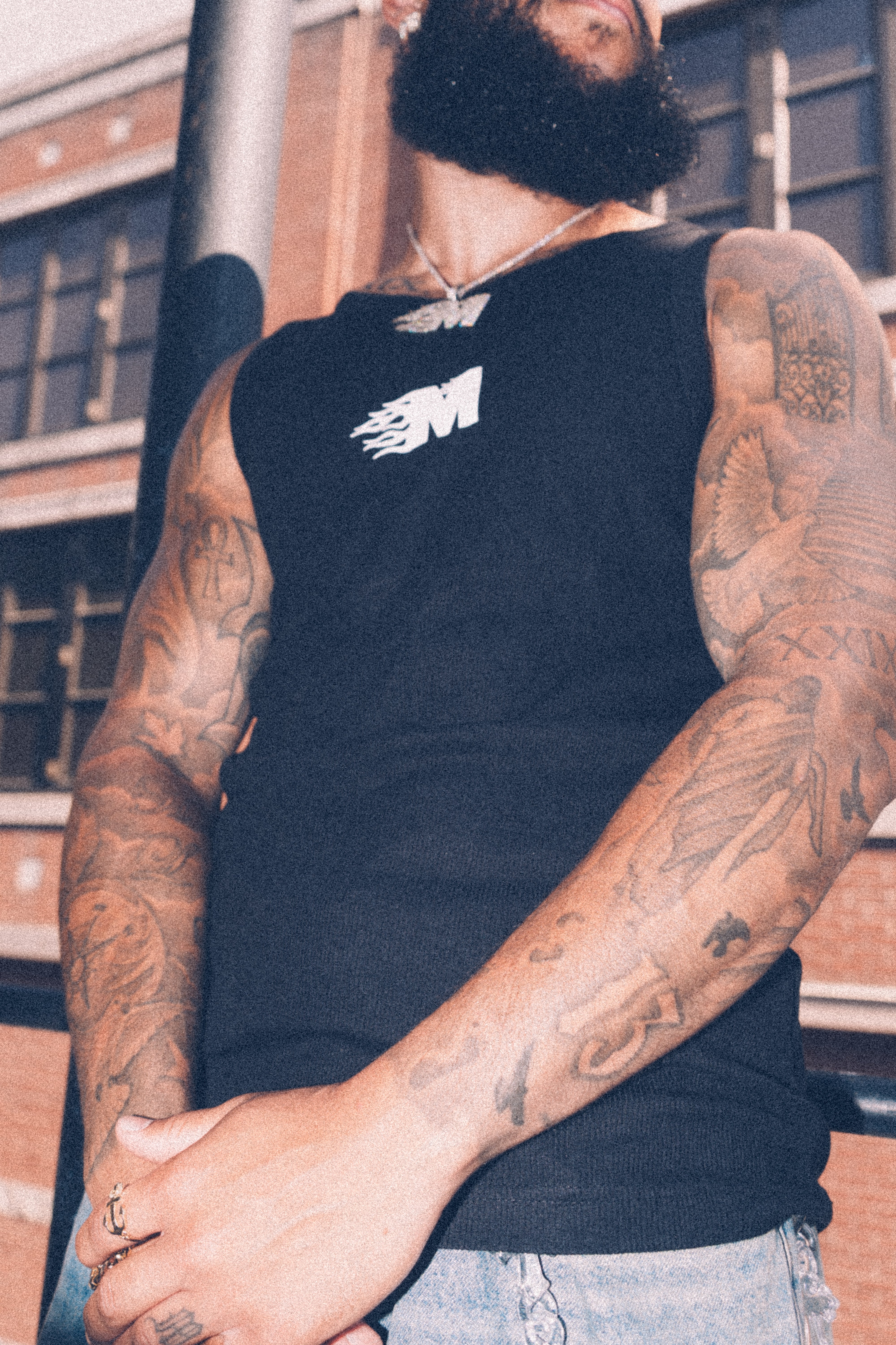 Black Plain Tank